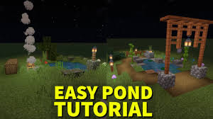 Touch device users, explore by touch or with swipe gestures. Minecraft How To Build Two Small Easy Fish Ponds Tutorial How To Terraform A Pond In Minecraft Youtube