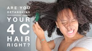 The Best Way To Detangle Type 4 Hair Youtube Detangling Natural Hair Type 4 Hair Natural Hair Styles