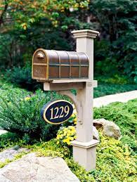 Make sure that your mail carrier always has a clear path to your mailbox whether it's by the street or mounted on your house. House Numbers And Mailboxes Ideas On Foter