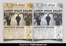 Vintage Newspaper Flyer Template Word Google Docs Free Download Newspaper Template Word Newspaper Template Vintage Newspaper