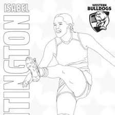 Download printable lovely izzy coloring page. Kids Western Bulldogs
