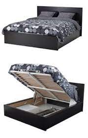 Build this queen sized platform storage bed and pair it with your favorite headboard for an set the storage compartment inside the base and secure the compartments together by driving 1 1/4″ i'd like to make this but have an idea to do an upholstered version to be similar to a pottery barn bed i saw. 17 Storage Lift Beds Ideas Bed Storage Storage Bed Storage