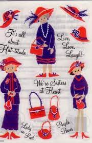 Red Hat Red Aging Red Hat Society Money Shopping Woman Child Rain Red Hat Ladies Red Hats Red Hat Party