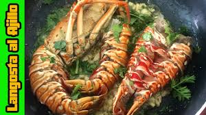 Consejos para cocinar langosta thermidor. Como Cocinar Langosta Al Ajillo Paso A Paso Youtube