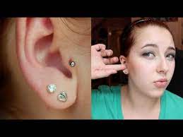 Tragus Piercing Update 4 Healed How Youtube