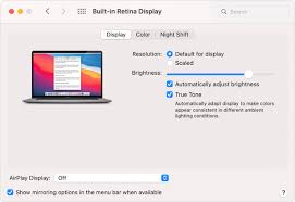 If fi leave t4he light turned off the batery holds a chrge that makes it will into a late night. Use True Tone On Your Mac Apple Support