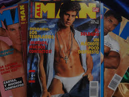 Biblioteca LGTTB Oscar Hermes Villordo: Revistas ALL MAN GAY edicion  española - Segunda parte