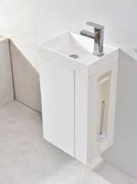 Bathroom toilet paper holder towel rack tallboy storage cabinet shelf cupboard. Vanity Unit With Toilet Brush And Toilet Paper Holder Compact 400 Matt White Optional Mirror Or
