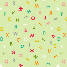 Unique alphabet photography transforms names of family members, businesses, cities and more into custom name art. 100 Cotton Fabric Nutex Alphabet Soup Tossed Letters Kids Learning