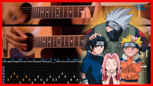 Naruto Ed 4 Alive Acoustic Guitar Lesson Tutorial Tab Chords Youtube