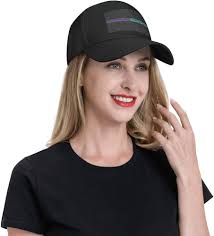 BIRYHG Thin Purple-Teal Line Flag Baseball Cap for Women Men Polyester Hats  Outdoor Trucker Dad Baseball Hat at Amazon Men’s Clothing store