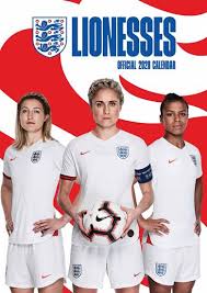 Both the collar and the stripes are embossed with the distinctive community of lions graphic. England Womens Football Lionesses A3 Calendar 2021 At Calendar Club Womens Football Football Calendar England Football Team
