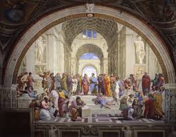 School Of Athens La Escuela De Atenas Rafael De Urbino Pintura Al Fresco
