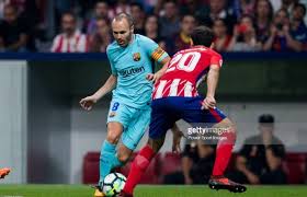 Image result for INiesta bids farewell to barca