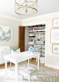 As pottery barn demonstrates here, a home gym needn't lack style. The Delightful Home Family Office Dixie Delights