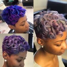 Right from platinum or blonde looking purple to very dark purple resembling black. 50 Best Short Haircuts For Black Women 2019