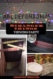 Get inspired with this stranger things party tutorial! Kara S Party Ideas Stranger Things Party Ideas Kara S Party Ideas