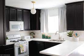 Espresso cabinets with dark granite google search kitchen. Before And After Kitchen Makeover Pretty Providence