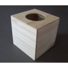 Homemade Wooden Tissue Box Cover With White Tissue Box Could Be An Option For Tissue Box Holder In The Home Or Wooden Box Diy Tissue Box Covers Box Covers Diy