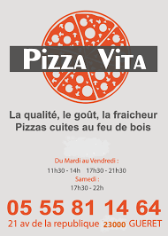 pizza vita photos gueret menu prices restaurant reviews facebook