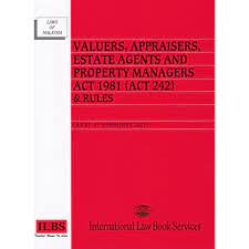 • with references to valuers, appraisers and estate agents rules 1986. Valuers Appraisers Estate Agents And Property Managers Act 1981 Act 242 Rules As At 1st February 2021 Shopee Malaysia