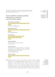 But exactly how much does it cost to live in malaysia? Pdf A New Model For Customer Purchase Intention In E Commerce Recommendation Agents