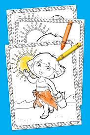 Let's go to the zoo. Dora Summertime Coloring Pack Nickelodeon Parents
