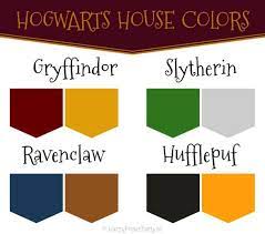 Warner brothers harry potter hogwart gryffindor house knit scarf for adults and kids red. Hogwarts House Colors Harry Potter Huizen Zweinstein Harry Potter Slaapkamer
