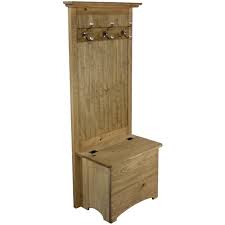 Narrow Hall Tree Storage Bench Entryway Coat Rack Bench Dnlwoodworks Com