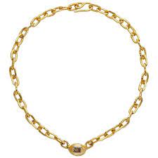22 Carat Gold Nuggets Necklace By Jean Mahie Jewelry Trends Vintage Gold Necklace Jewelry