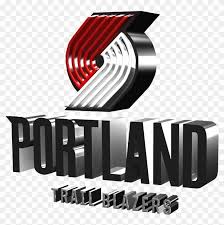Portland Trail Blazers 2017 2018 3d Logo Graphic Design
