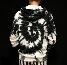 Black And White Tie Dye Hoodie Swirl Tie Dye Hoodie For Men Pullover Style White And Black Tie Dye Hoodie Pullover Styling Hoodies