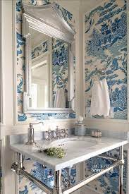 Mar 23, 2020 · even if you're looking to overhaul your half bathroom from top to bottom (via bright bathroom lighting ideas or cool bathroom tile ideas) the space is small, so the transformation will happen relatively quickly. 440 Best Bathroom Wallpaper Ideas Bathroom Wallpaper Wallpaper Beautiful Bathrooms