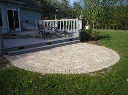 Semi Circle Circular Patio Circle Patio Patio Garden