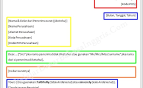 Contoh surat resmi dalam bahasa inggris (4). Contoh Surat Resmi Bahasa Inggris Beserta Artinya Contoh Cute766