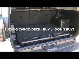 Installation of a goose gear plate system requires removal of the carpeting and underlayment foam of your vehicle's rear cargo area. Toyota 4runner Sliding Cargo Deck Yes Or No Youtube