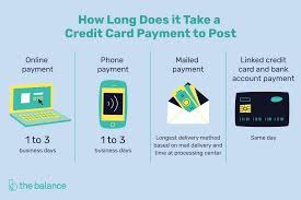 You can pay your credit card in. How Long Does It Take A Credit Card Payment To Post