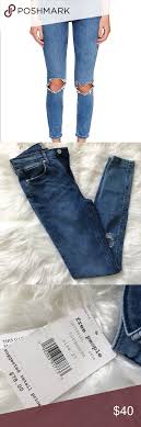Free People Skinny Jeans Brand New With Tags Size Chart In