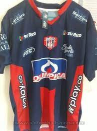 Unión magdalena, equipo del fútbol profesional colombiano. Union Magdalena Home Football Shirt 2019 Sponsored By Olimpica
