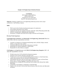 Engineers are always in demand, but that doesn't mean you shouldn't take your cv seriously. Sample Civil Engineering Technician Resume Engineering Storm Drain