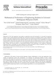 Info universiti kabangsaan malaysia (the national university of malaysia)'s ukm department has 17 courses in course hero with 104 documents. Pdf Mathematical Performance Of Engineering Students In Universiti Kebangsaan Malaysia Ukm