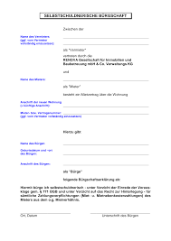 Spezielle kautionskredite sind erst im lies dir die bürgschaftserklärung genau durch. 2