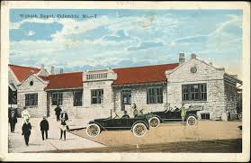 Postcard Of The Wabash Railroad Depot Columbia Missouri 1924 Shs Of Mo Columbia Photo Collection 004883 Wabash Columbia Boone County