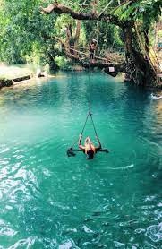 Complete Guide To The Blue Lagoon Vang Vieng Laos Laos Laos Travel Blue Lagoon