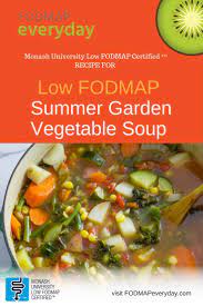 Low Fodmap Summer Garden Vegetable Soup Fodmap Everyday Recipe Low Fodmap Recipes Dinner Fodmap Recipes Dinner Fodmap Soup Recipe