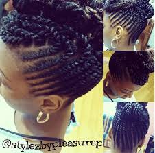 Straightened curls done into a top knot for a more elegant and sleek look. Chic Natural Hairstyles For Weddings More