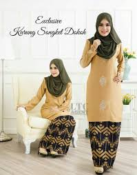 Pin Di Kebaya Baju Kurung And Fabrics