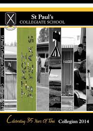2014 St Pauls Year Book by stpaulscollegiateschoolhamilton - Issuu