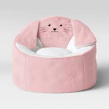 Bean bag sofa / bed: Kids Character Bean Bag Chair Bunny Pink Pillowfort Target