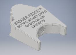 The foam padded top self and cabinet bottom along with foam barrel rests protect firearms. For Sale 3d Printed Scope Stand Off For Stack On Gun Cabinets